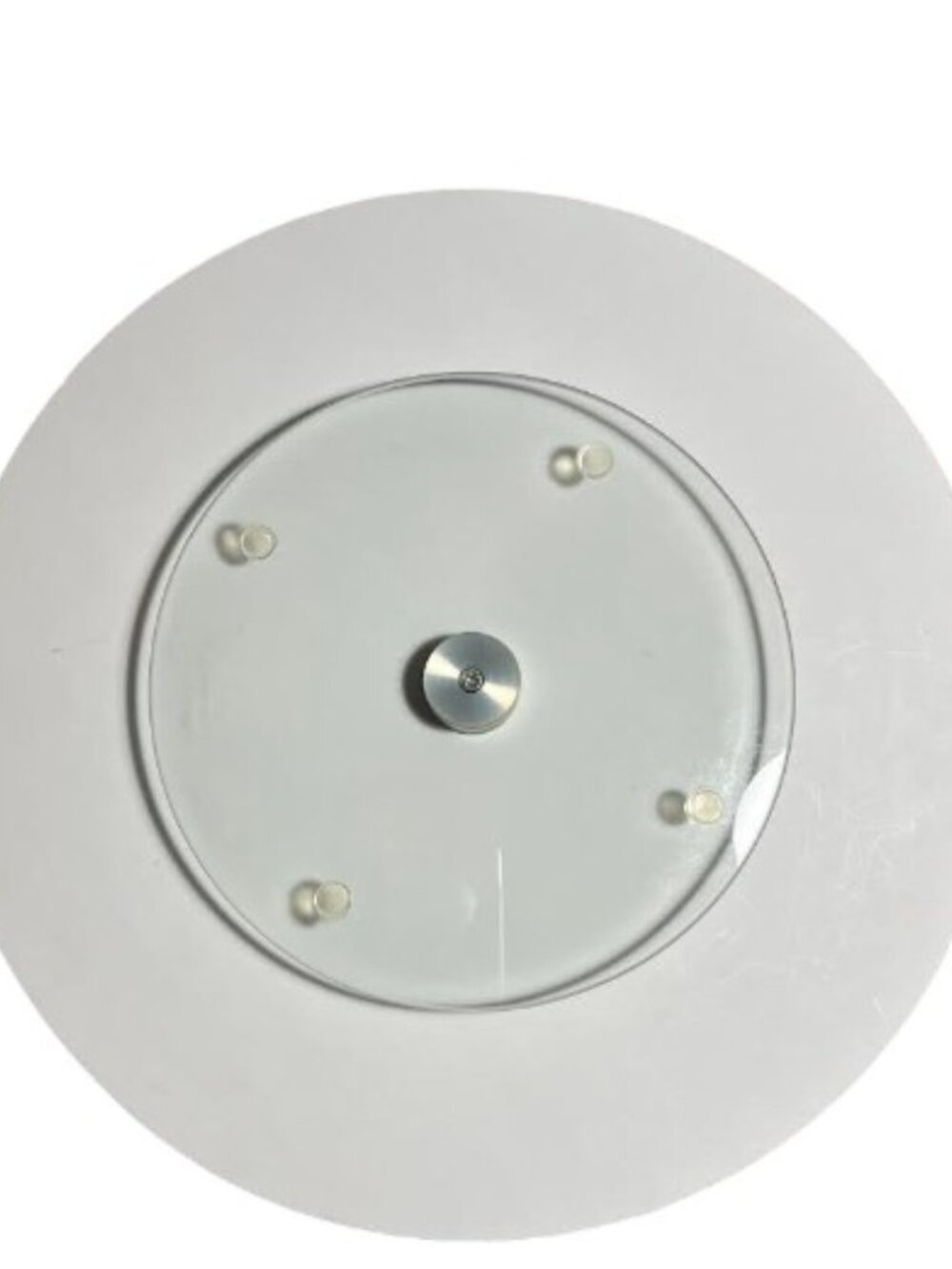 CounterArt Lazy Susan Tomatoes 13" Tempered Glass Server or Kitchen Cabinet Use - Picture 7 of 8